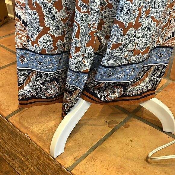Anthropologie Hei Hei Lalasa Boho Paisley Wide Leg Palazzo Pants, S! - Picture 3 of 8